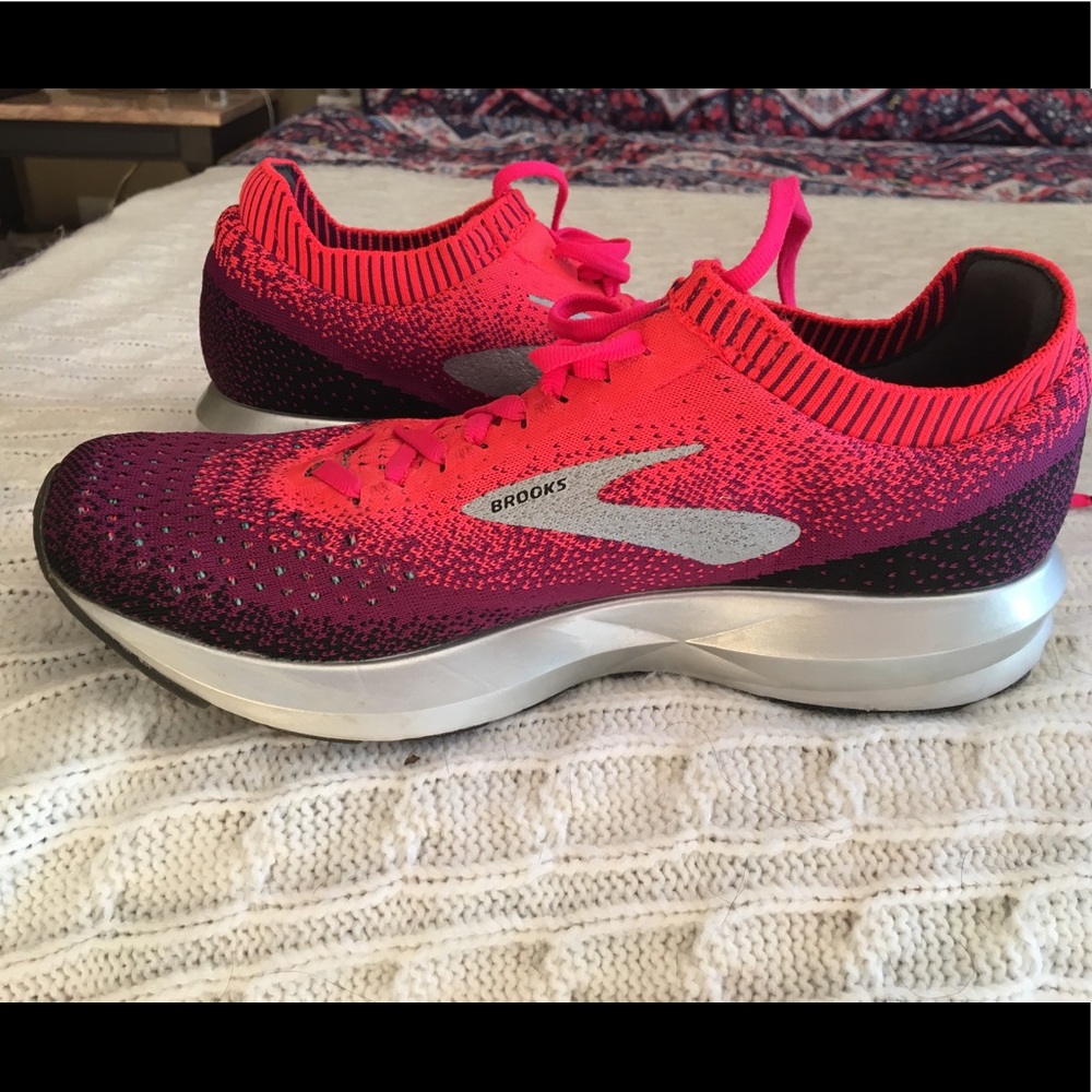 Brooks Levitate 2 EUC athletic shoes.